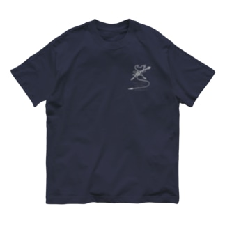 フライングV文鳥 Organic Cotton T-Shirt