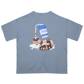 ニシアフリカトカゲモドキ・ミルク Oversized T-Shirt