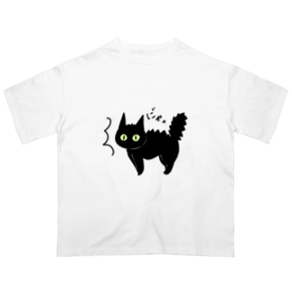 びっくりした猫 Oversized T-Shirt