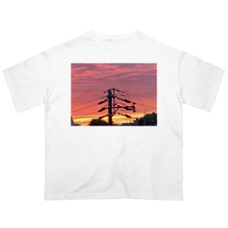 sunset, my town Oversized T-Shirt