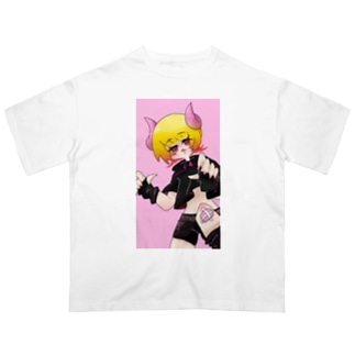 ピンク角ちゃん Oversized T-Shirt