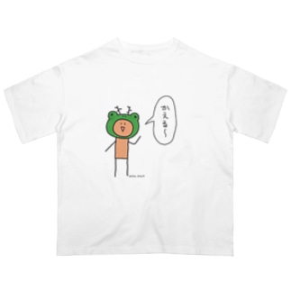 カエルシカくん Oversized T-Shirt