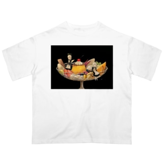 天使のプリン・ア・ラ・モード Oversized T-Shirt