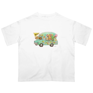 KU-MA アイスクリーム号 Oversized T-Shirt