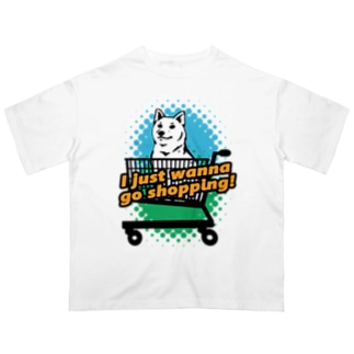柴犬 in ショッピングカート Oversized T-Shirt
