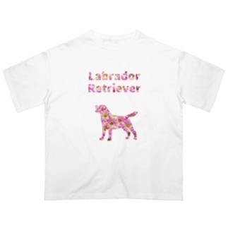 ラブラドールレトリバーとデイジー Oversized T-Shirt