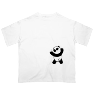 ぶら下がりパンダ Oversized T-Shirt