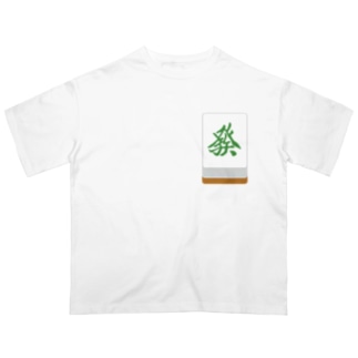 發 ( 麻雀グッズ ) Oversized T-Shirt