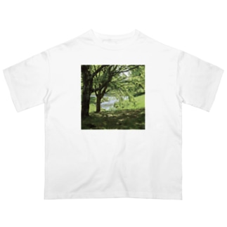 癒しの風景（樹木） Oversized T-Shirt