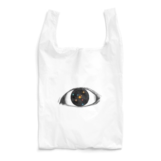 目の中に太陽系feat.冥王星 Reusable Bag