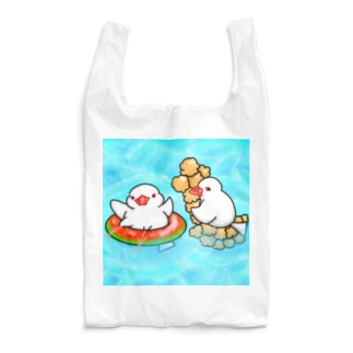 ぷかぷか水遊び文鳥ず Reusable Bag