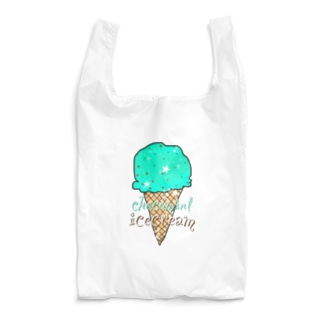 チョコミントアイスクリーム Reusable Bag