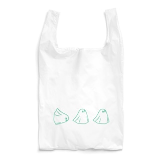 Obakeちゃんとお買い物(green) Reusable Bag