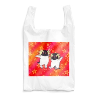 ふたごのキタイワトビペンギン(popstar) Reusable Bag