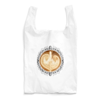 【Lady's sweet coffee】ラテアート エレガンスリーフ Reusable Bag