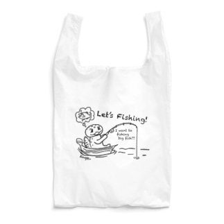 釣りするレオパ Reusable Bag