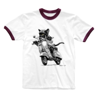 ネコべスパ2014 Ringer T-Shirt