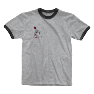 Ｍちゃんのリップ Ringer T-Shirt