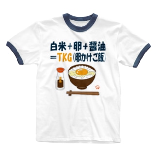 TKG（卵かけご飯） Ringer T-Shirt