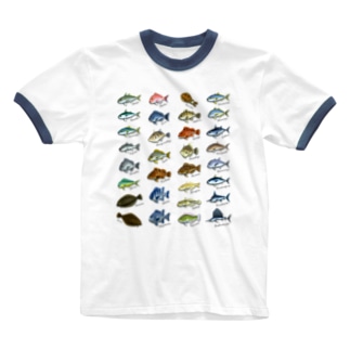 Saltwater fish_1 Ringer T-Shirt