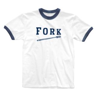 FORK (NAVY) Ringer T-Shirt