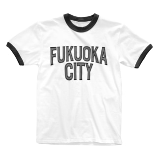 福岡シティTシャツ（クラシックストライプ） Ringer T-Shirt