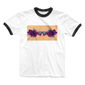 色彩の羽根 001 Ringer T-Shirt