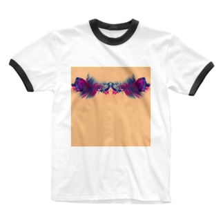 色彩の羽根 002 Ringer T-Shirt