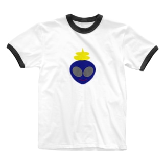 宇宙人うんち Ringer T-Shirt
