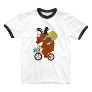 くまサーカス Ringer T-Shirt
