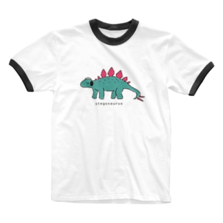 ノリノリステゴサウルス Ringer T-Shirt