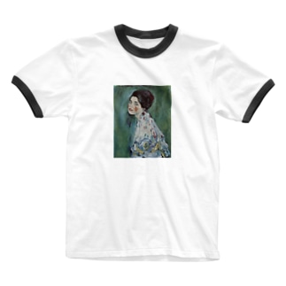 グスタフ・クリムト / 1917 /Portrait of a Lady / Gustav Klimt Ringer T-Shirt
