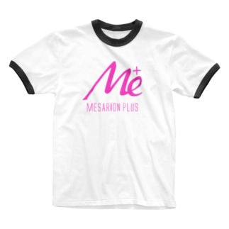MESARION+ロゴピンク02ｓ リンガーTシャツ