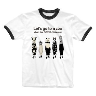 Let's go to a zoo when the COVID-19 is over Ringer T-Shirt