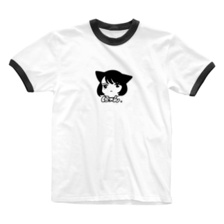 にゃん Ringer T-Shirt