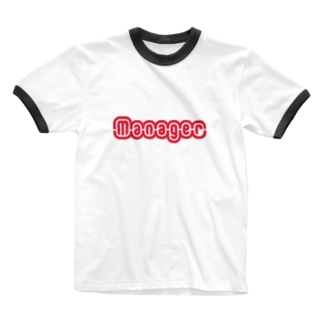 Managerロゴ Ringer T-Shirt