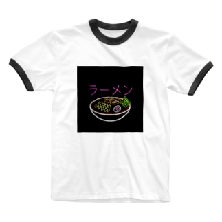 ネオンラーメン Ringer T-Shirt
