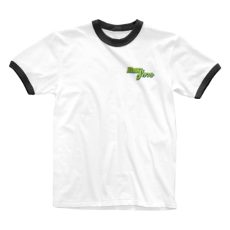 ８０年代鮫肌ロゴ Ringer T-Shirt