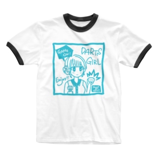 GAME ON!　【SWEET LIGHTBLUE】 Ringer T-Shirt