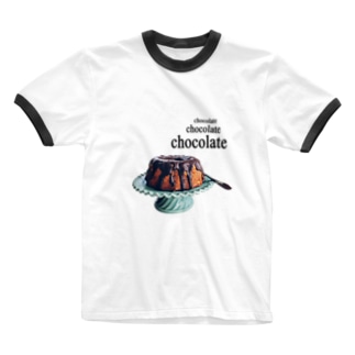 とろけるチョコレート Ringer T-Shirt