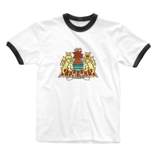 シーサーエンブレム Ringer T-Shirt