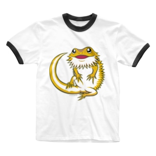 フトアゴちゃん Ringer T-Shirt