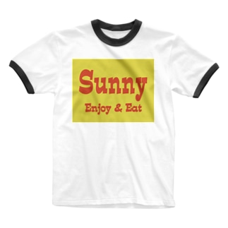 Sunny サニー バーガーショップ ハンバーガー Ringer T-Shirt