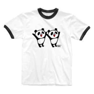 フタゴパンダさん Ringer T-Shirt