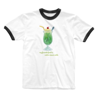 メロンクリームソーダ Ringer T-Shirt
