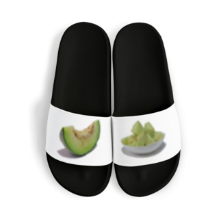 MELON-Ready to eat. Sandals