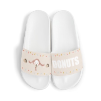 LOVE DONUTS (カフェオレ) Sandals