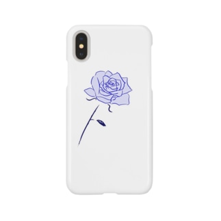 青薔薇のスマホケース Smartphone Cases Iphone By Hinattii Suzuri