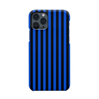 Stripe (Black × Blue) Smartphone Case