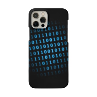 Binary Number phone case Blue Smartphone Case
